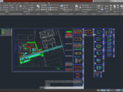 Denah dan Gambar CAD Rumah Pompa_RUMAH POMPA & GENSET