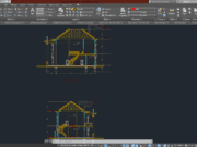 Denah dan Gambar CAD_Gambar Kerja Bangunan_Tampak Potongan
