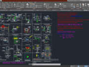 Denah dan Gambar CAD Rumah Pompa_drainage