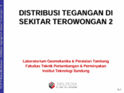 DISTRIBUSI TEGANGAN DI SEKITAR TEROWONGAN 2