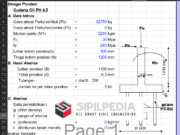 Perhitungan Pondasi Telapak