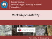 Rock Slope Stability