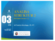 Pemodelan Struktur – Analisa Struktur II