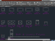 Denah dan Gambar CAD_Simbol, Notasi Arsitektur dan Block Lib-Sanitair