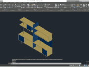 GAMBAR AUTOCAD_Detailing CAD_Detailing Rak buku 3D