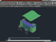 GAMBAR AUTOCAD_Detailing CAD_Detail Cafe 3D