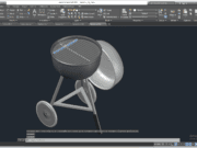 GAMBAR AUTOCAD_Detailing CAD_Detail Meja 3D