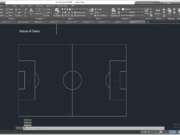 GAMBAR AUTOCAD_Detailing CAD_Detail Lapangan sepak bola