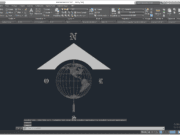 GAMBAR AUTOCAD_Detailing CAD_Detailing Simbol Kompas 2D