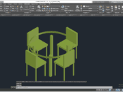 GAMBAR AUTOCAD_Detailing CAD_Detail Meja makan 2D