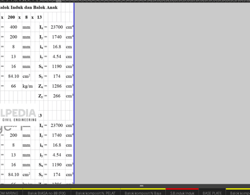 Perhitungan Balok Kolom