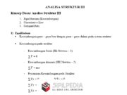Analisa Struktur III