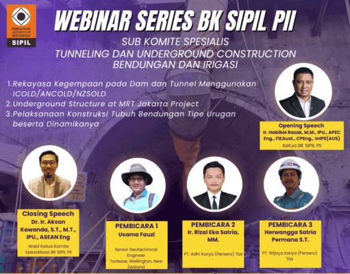 TUNELING DAN UNDERGROUND CONSTRUCTION & BENDUNGAN DAN IRIGASI