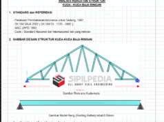 ANALISIS STRUKTUR KUDA-KUDA BAJA RINGAN