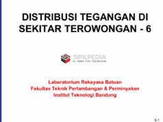 DISTRIBUSI TEGANGAN DI SEKITAR TEROWONGAN