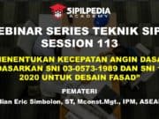 MENENTUKAN KECEPATAN ANGIN DASAR BERDASARKAN SNI 03-0573-1989 DAN SNI 1727-2020 UNTUK DESAIN FASAD