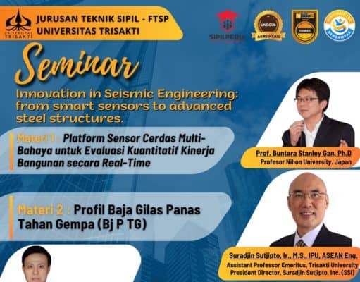 SEMINAR HYBRID TRISAKTI 2026 Innovation in Seismic Engineering : from smart sensors to advanced steel structures