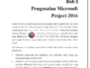 Modul Microsoft Project