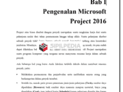 Modul Microsoft Project