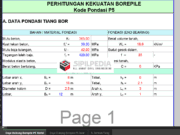 Perhitungan Pondasi Borepile