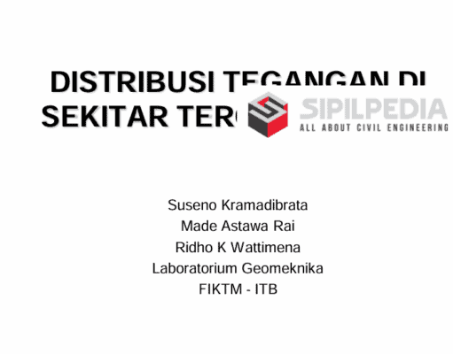 DISTRIBUSI TEGANGAN DI SEKITAR TEROWONGAN – 2