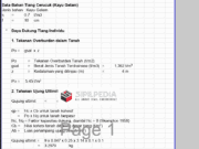 Perhitungan Daya Dukung Tiang