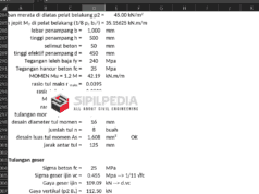 Perhitungan Retaining Wall – L Shape