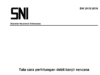 SNI 2415:2016 Tata Cara Perhitungan Debit Banjir Rencana
