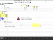 Perhitungan Desain Plat Precast