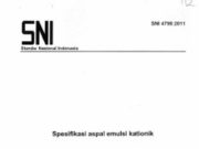 SNI 4798-2011 Aspal Emulsi Kationik