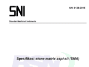 SNI 8129-2015 Spesifikasi Stone Matrix Asphalt SMA