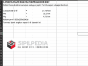 PERENCANAAN BASE PLATE DAN ANCHOR BOLT