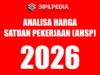 ANALISA HARGA SATUAN PEKERJAAN (AHSP) TERBARU 2026 DALAM BENTUK EXCEL