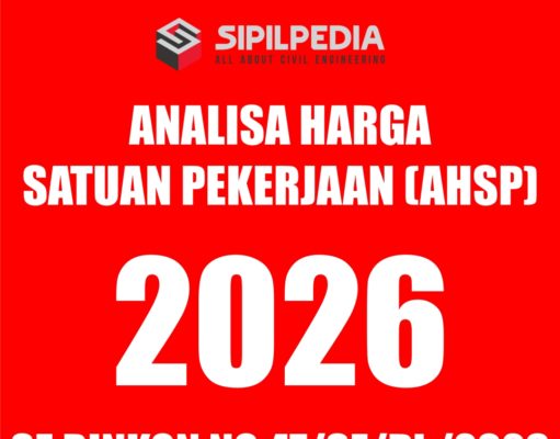 ANALISA HARGA SATUAN PEKERJAAN (AHSP) TERBARU 2026 DALAM BENTUK EXCEL