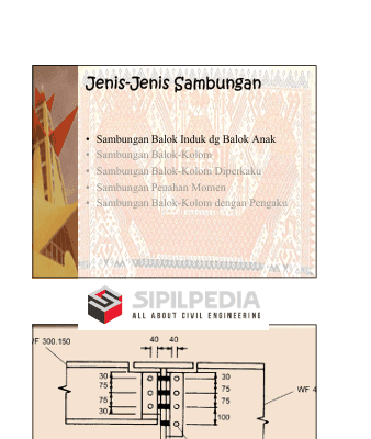 Sambungan Baja pada Konstruksi Bangunan