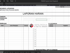 Form Laporan Harian Pengawas