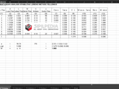 PERHITUNGAN ANALISIS STABILITAS LERENG