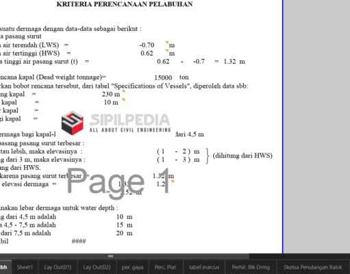 Perencanaan Pelabuhan