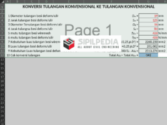 Konversi Wiremesh ke Besi Tulangan