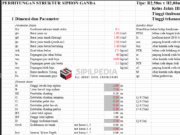 Perhitungan Struktur Siphon Ganda