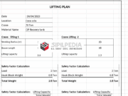 Form Lifting Plan