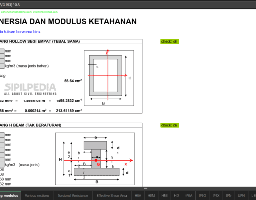 Mekanika Bahan Penampang