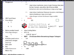 Perhitungan Perkerasan Kaku