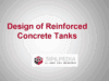 Design of Reinforced Concrete Water Tanks