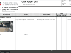 Form Defect List