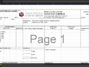 Form Laporan Harian