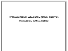 STRONG COLUMN WEAK BEAM (SCWB) ANALYSIS