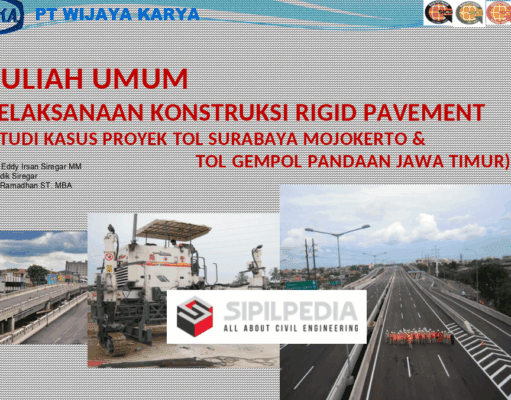PELAKSANAAN KONSTRUKSI RIGID PAVEMENT