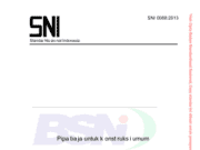 SNI 0068-2013 Pipa Baja untuk Konstruksi Umum