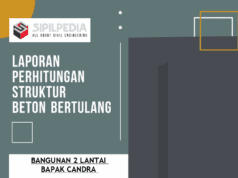 PERHITUNGAN STRUKTUR BANGUNAN RUMAH 2 LANTAI